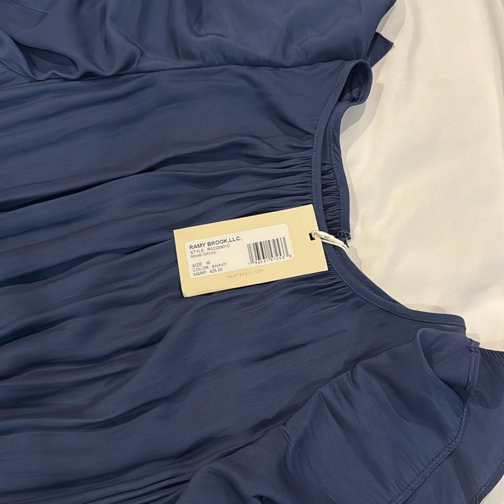 #81 RAMY BROOK NAVY DRESS - Picture 3 of 4